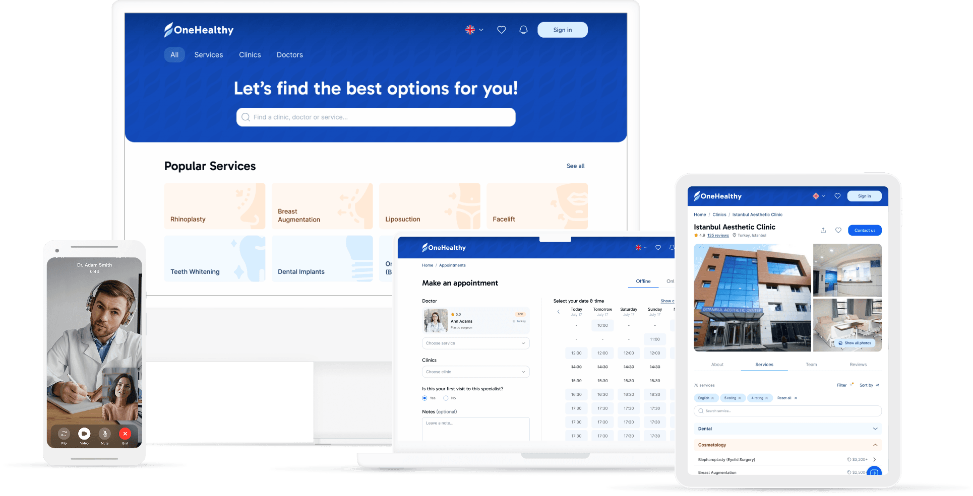 Device desktop version